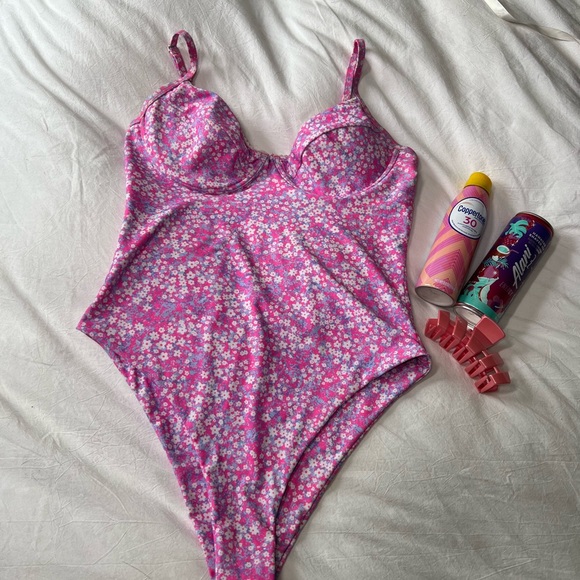 Kulani Kinis Grape Spritz One Piece Swimsuit - Picture 1 of 3